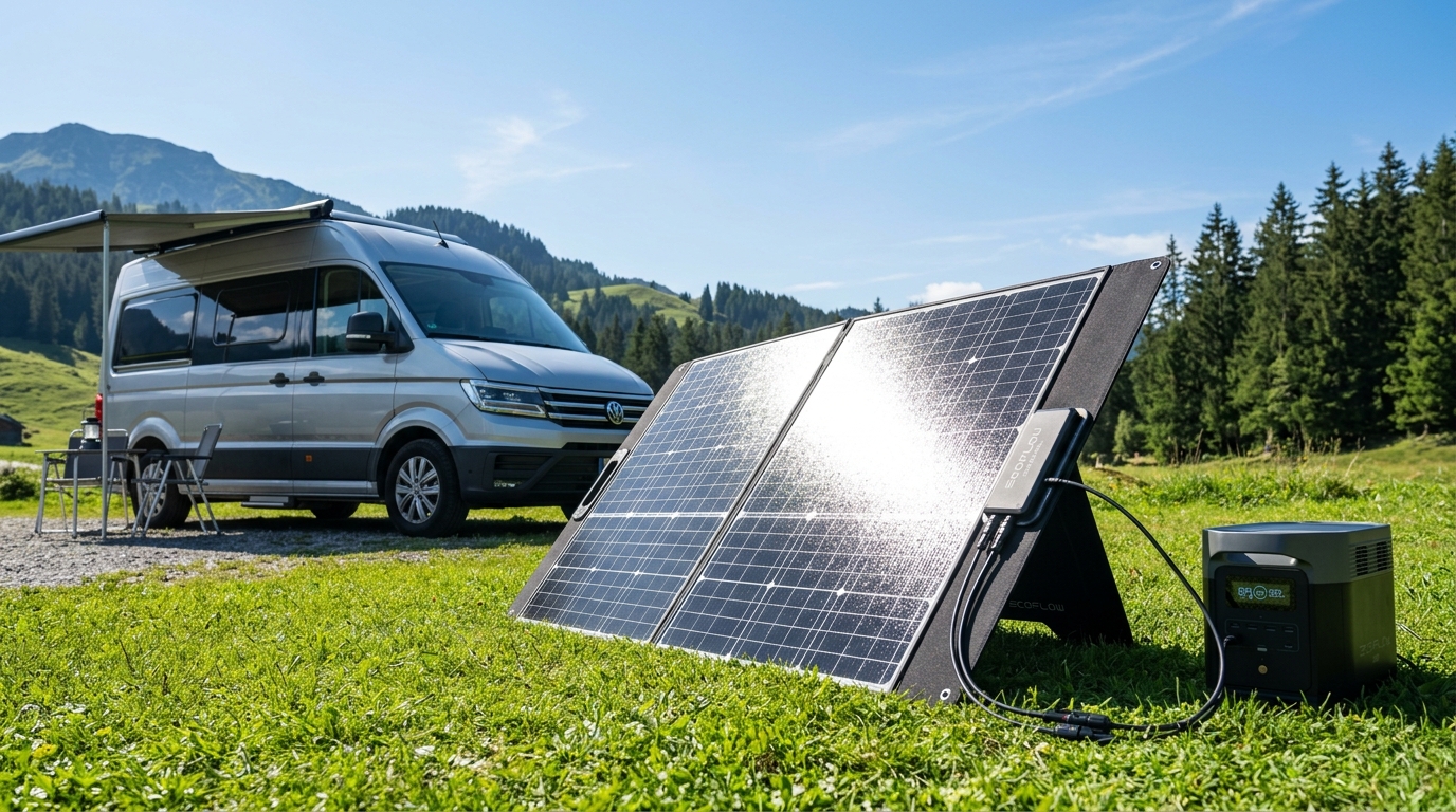 Banc d'essai comparatif : Comparatif : Les Meilleurs Panneaux Solaires Portables pour Van-Life (Banc d'Essai 2026)