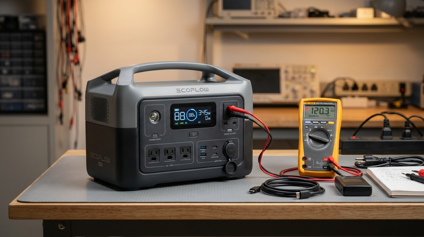 Banc d'essai de laboratoire : EcoFlow River 2 Pro