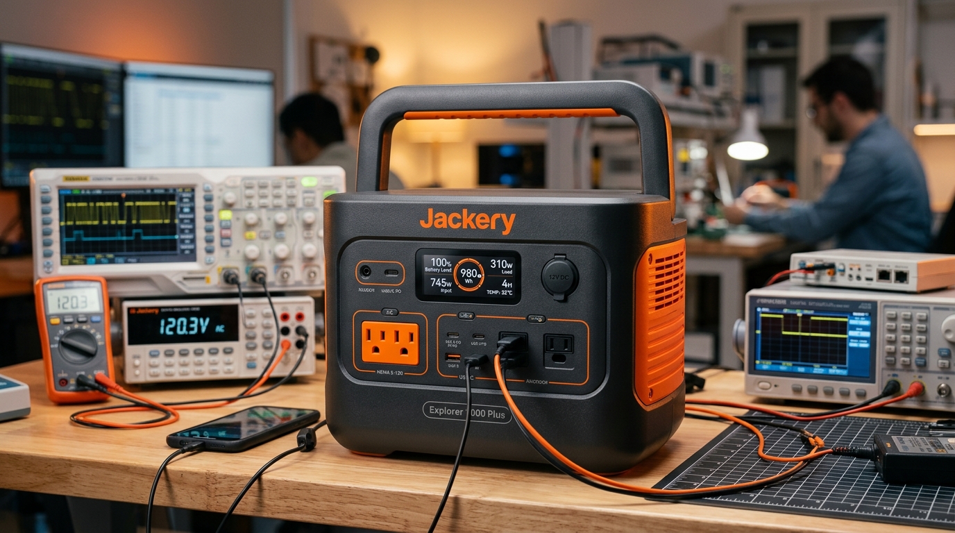 Banc d'essai de laboratoire : Jackery Explorer 1000 Plus