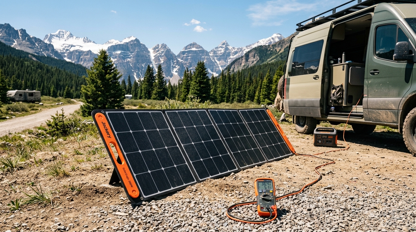Banc d'essai de laboratoire : Jackery SolarSaga 200W